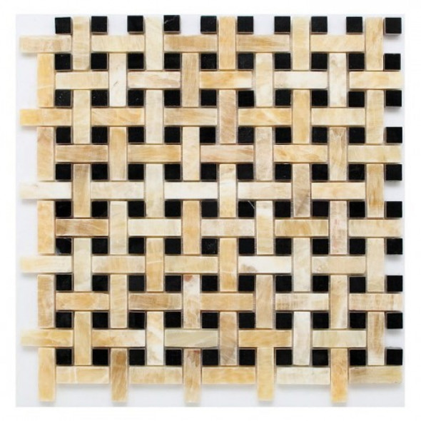 Dunin mozaika kamienna Honey ONYX BW01 305x305mm