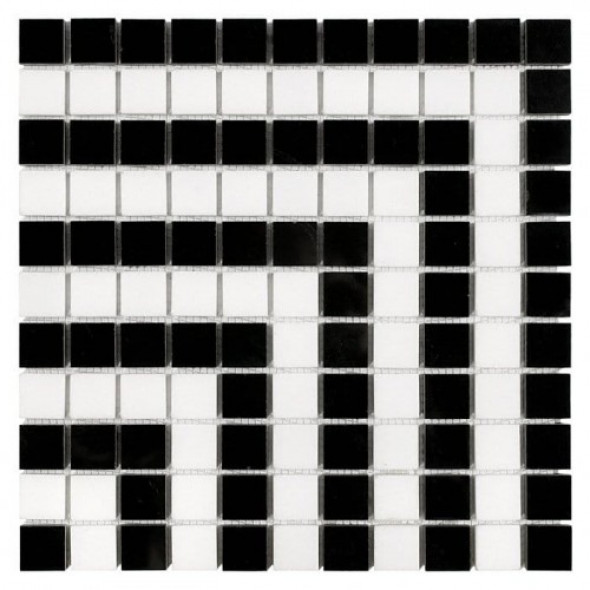 Dunin mozaika kamienna Pure B&W HYPNO 25 "B" 305x305mm