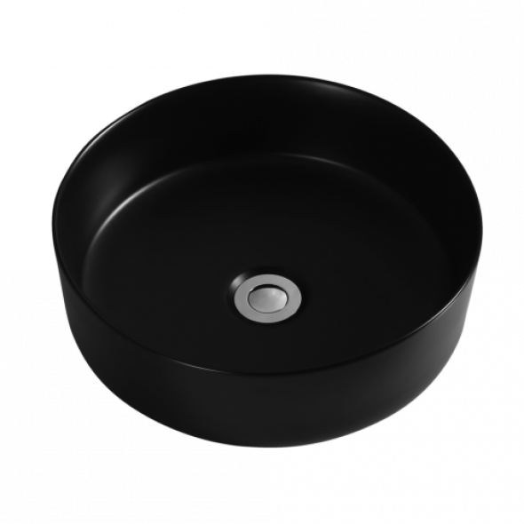 Lavita Umywalka nablatowa MERIDA SLIM BLACK 35,5x35,5 cm