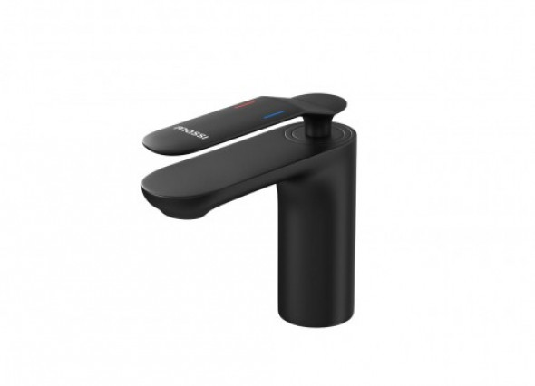 Massi CONCEPCION Bateria umywalkowa niska czarny mat MSBU-C007N