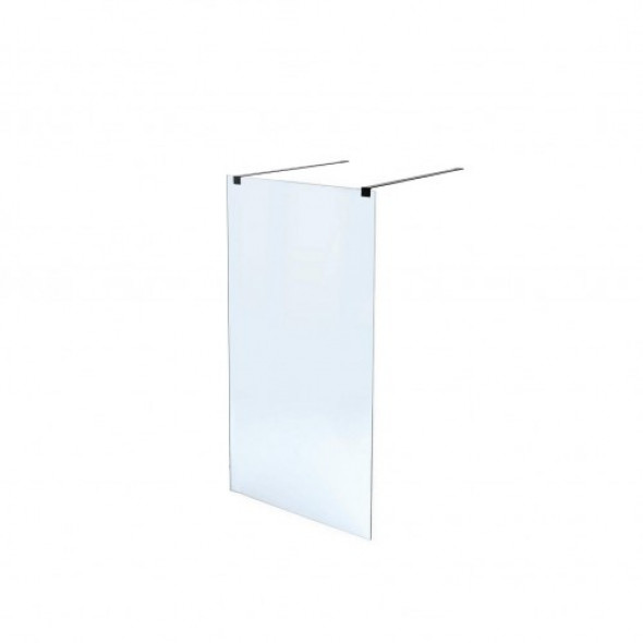 MASSI Kabina prysznicowa WALK IN 100 BLACK MSKP-FA1020-100-BL