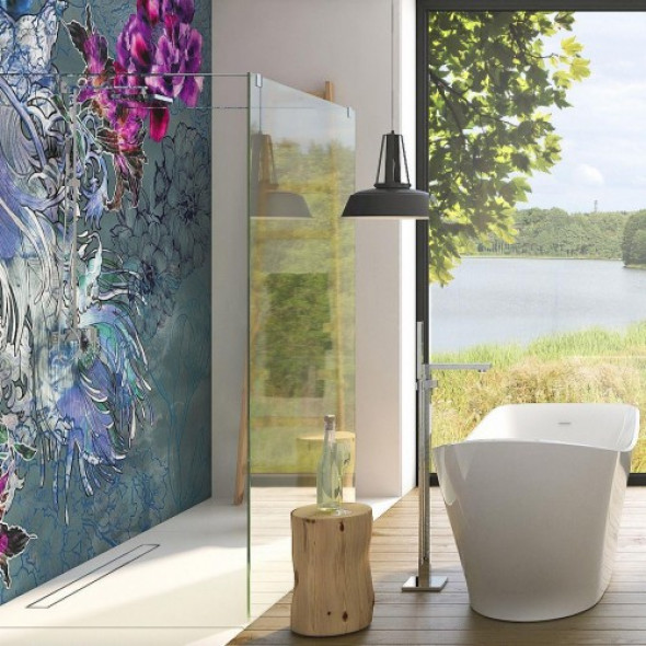 MASSI Kabina prysznicowa WALK IN 100 MSKP-FA1020-100