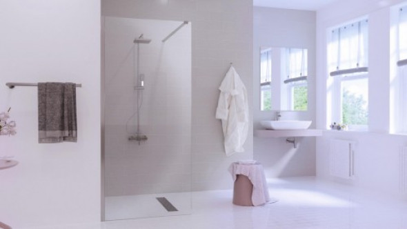 MASSI Kabina prysznicowa WALK IN FIX 130 MSKP-FA1021-130