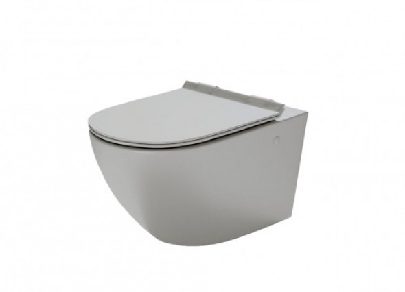 Massi Miska WC Decos MATT GREY MSM-3673RIMSLIM-MG