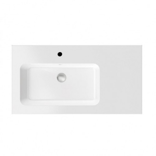 MASSI Umywalka wpuszczana w blat ENO 95 Prawa MSUK-E955P