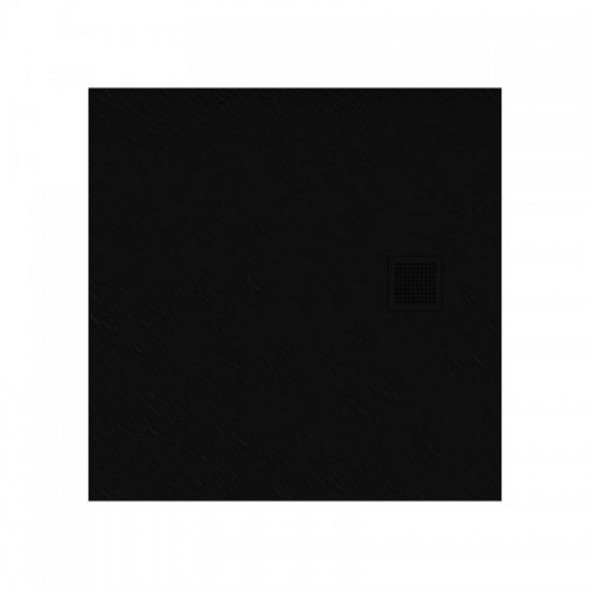 New Trendy Brodzik MORI posadzkowy B-0402 czarny 90x90x3