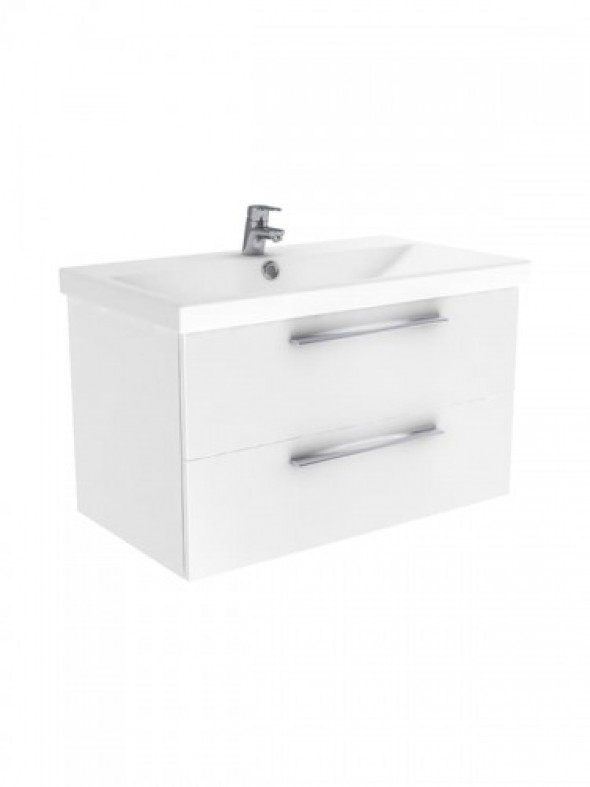 New trendy Szafka wisząca podumywalkowa NOTTI 70 biały połysk ML-8084