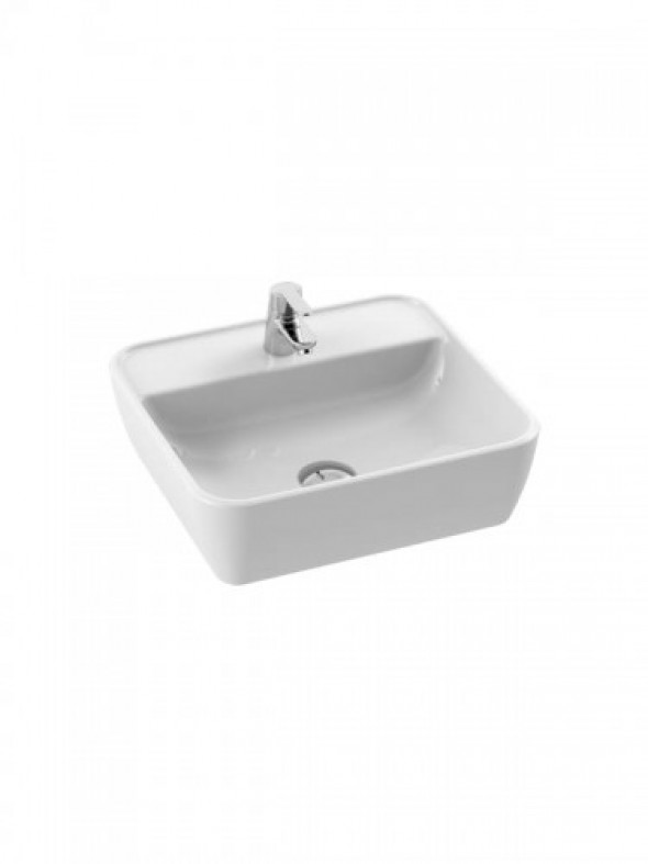 New trendy Umywalka nablatowa 46 ceramiczna U-0073