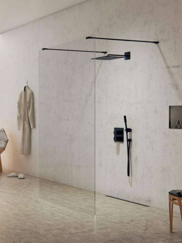 New Trendy walk-in NEW MODUS BLACK 130x200 EXK-0086