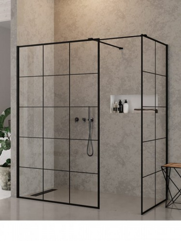 New Trendy walk-in NEW MODUS BLACK 140x120x200 EXK-0112