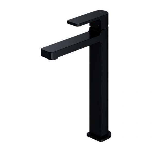 Omnires BARETTI bateria umywalkowa wysoka czarny mat BA7812BL