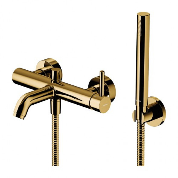 Omnires Y bateria wannowa z zestawem prysznicowym kolor: złoty Y1231GL