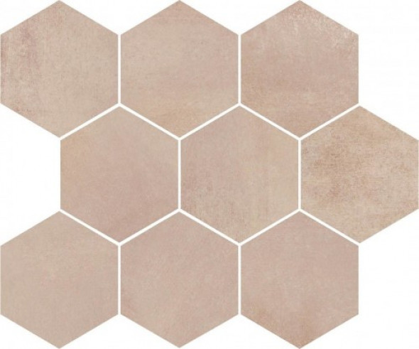 Opoczno ARLEQUINI MOSAIC HEXAGON 28 x 33,7 G.1 ND032-009