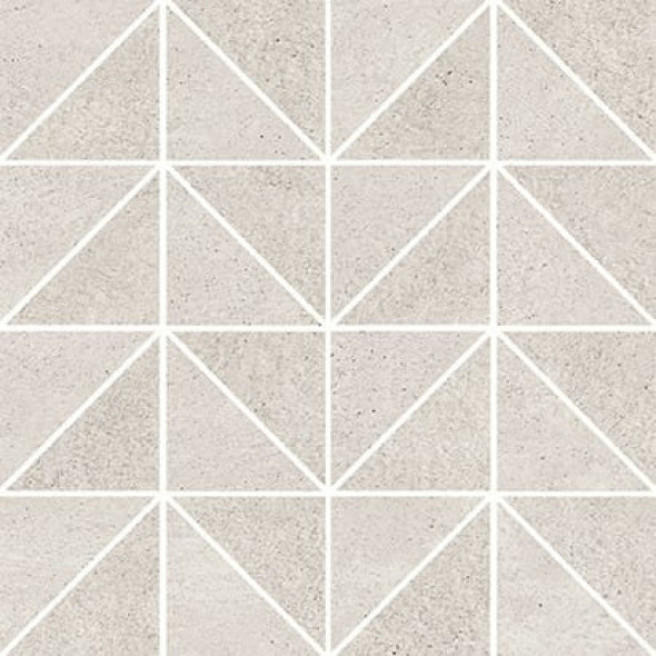 Opoczno KEEP CALM GREY TRIANGLE MOSAIC MATT 29 x 29 G.1 OD1020-009