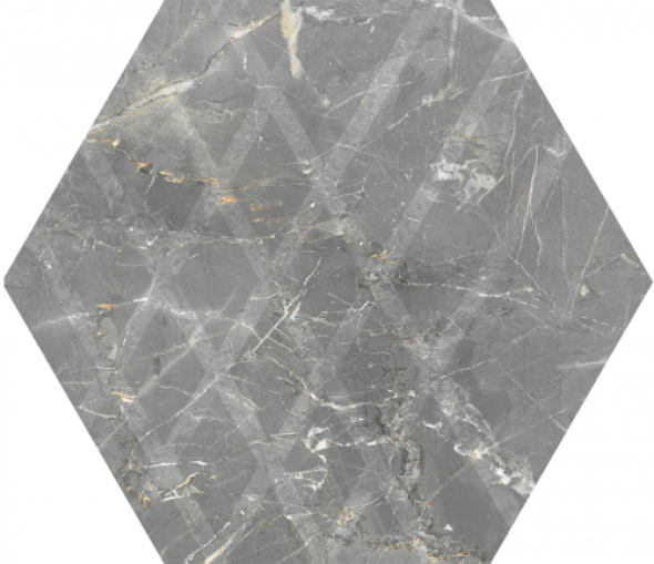 Paradyż Marvelstone Light Grey Heksagon Gres Szkl. Mat. 19.8 x 17.1 G.1
