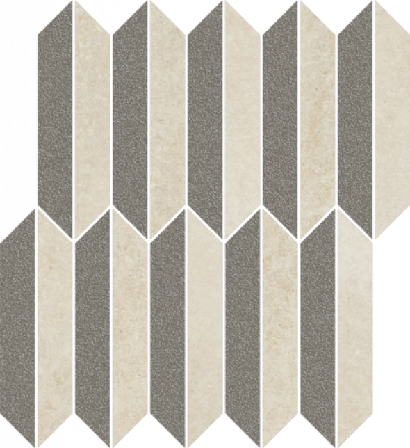 Paradyż Mystic Shadows Beige Mozaika Cięta Mix Mat 27.4 x 29.8 G.1