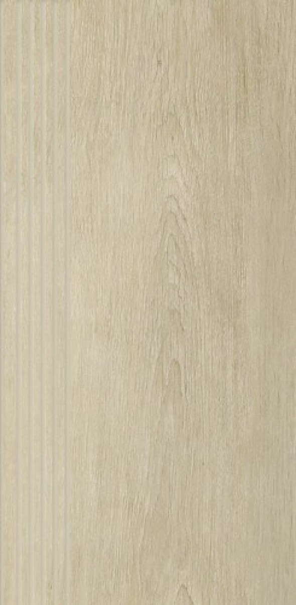 Paradyż Roble Beige Stopnica Prosta Nacinana Mat. 29.4 x 59.9 cm G.1