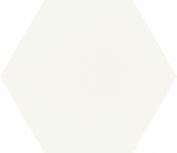 Paradyż Shiny Lines Bianco Heksagon Gres Szkl. Mat. 19.8 x 17.1 G.1