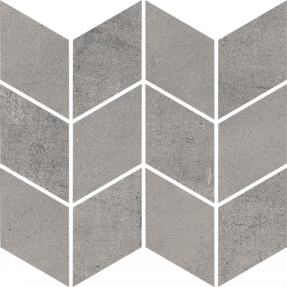Paradyż Space Grafit Mozaika Cięta Romb Braid Mat 20.5 x 23.8 cm G.1