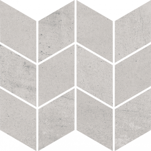 Paradyż Space Grys Mozaika Cięta Romb Braid Poler 20.5 x 23.8 cm G.1