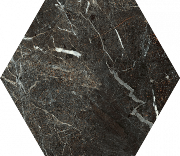 Paradyż Tosi Tosi Brown Hexagon Poler 17.1 x 19.8 cm G.1