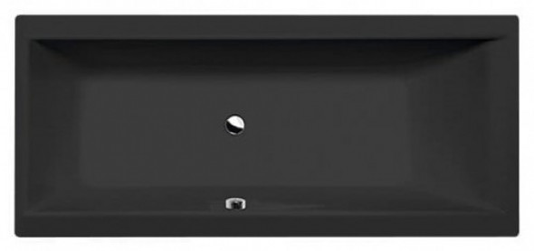 Polysan CLEO wanna prostokątna 180x80x48cm, czarny mat 95611BM