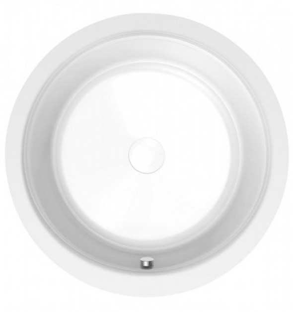 Polysan OBLO wanna okrągła ze stelażem, 165x48cm, biała 72840