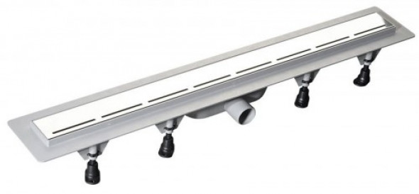 Polysan ROAD odpływ liniowy plastikowy rusztem ze stali nierdzewnej, 720x123x68 mm 71673