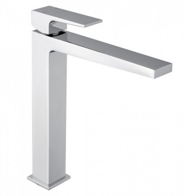 Sapho DIMY bateria umywalkowa wysoka z przedłużoną wylewką, bez odpływu, chrom DM006