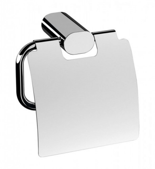 Sapho FLORI wieszak na papier toaletowy z klapką, chrom RF007