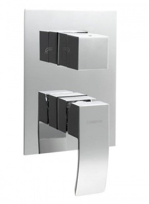 Sapho GINKO bateria prysznicowa, podtynkowa, 3 funkcje, chrom 1101-44
