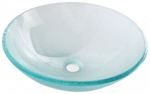 Sapho ICE umywalka szklana, średnica 42 cm 2501-04