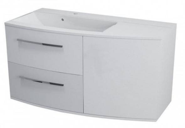 Sapho JULIE szafka umywalkowa 100,5x55x50cm, lewa, biała 59105