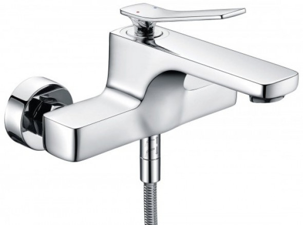 Sapho JUMPER bateria wannowa naścienna, chrom JM010