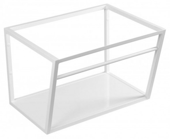 Sapho Konsola umywalki 600 mm biały matowy, z MDF półką biała SKA111