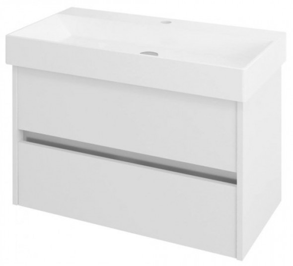 Sapho NIRONA szafka umywalkowa 82x51,5x43cm, kolor biały NR085