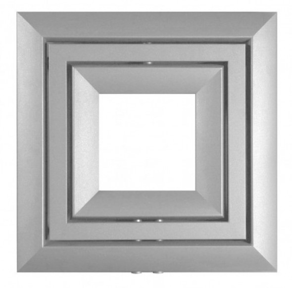 Sapho PROPOLI grzejnik 650x650mm, 380 W,srebrny struktura PP707SS