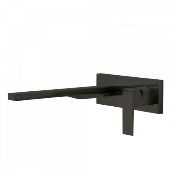 Tres CUADRO COLORS Bateria podtynkowa czarny mat Wylewka 245 mm 006.200.04.NM