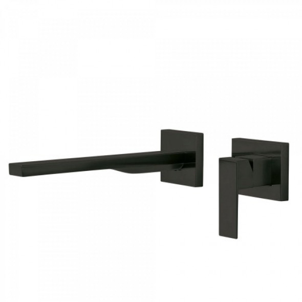 Tres CUADRO COLORS Bateria podtynkowa czarny mat Wylewka 245 mm 006.200.11.NM