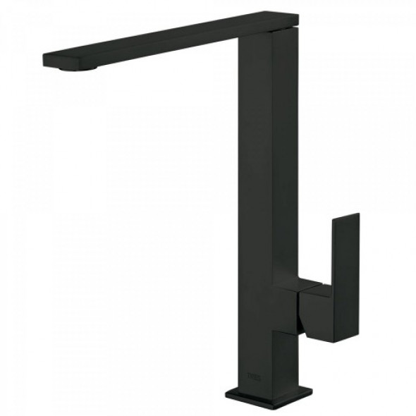 Tres CUADRO COLORS Bateria zlewozmywakowa stojąca czarny mat 006.486.NM