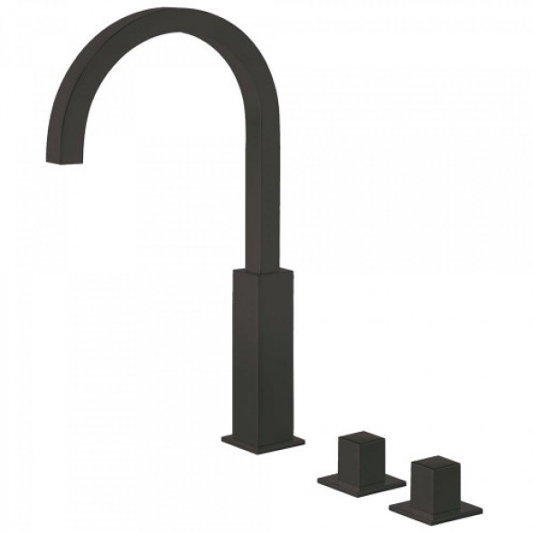 Tres CUADRO COLORS Dwuuchwytowe baterie nablatowe czany mat 008.105.04.NM