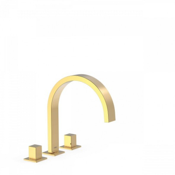 Tres CUADRO COLORS Dwuuchwytowe baterie nablatowe złota 008.105.01.OR