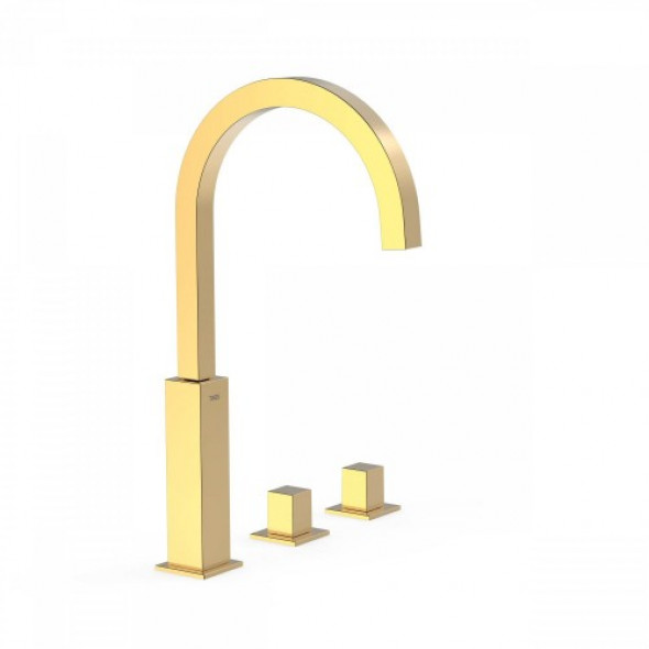 Tres CUADRO COLORS Dwuuchwytowe baterie nablatowe złota 008.105.04.OR