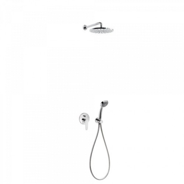 Tres FLAT-TRES Zestaw natryskowy z baterią podtynkową 204.180.02