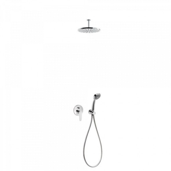 Tres FLAT-TRES Zestaw natryskowy z baterią podtynkową 204.180.80