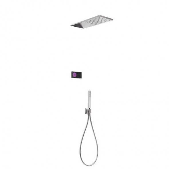 Tres Podtynkowy termostatyczny elektroniczny zestaw prysznicowy SHOWER TECHNOLOGY 092.885.51