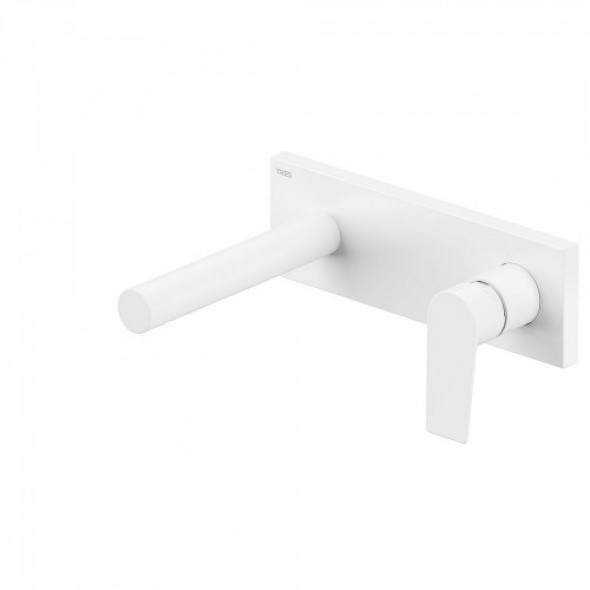 Tres PROJECT COLORS Bateria podtynkowa biały mat Wylewka 163 mm 211.202.01.BM