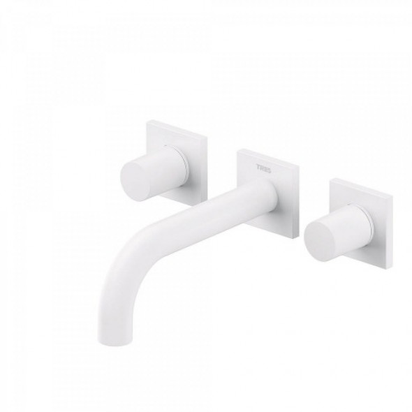 Tres PROJECT COLORS Bateria podtynkowa biały mat Wylewka 164 mm. 211.151.01.BM