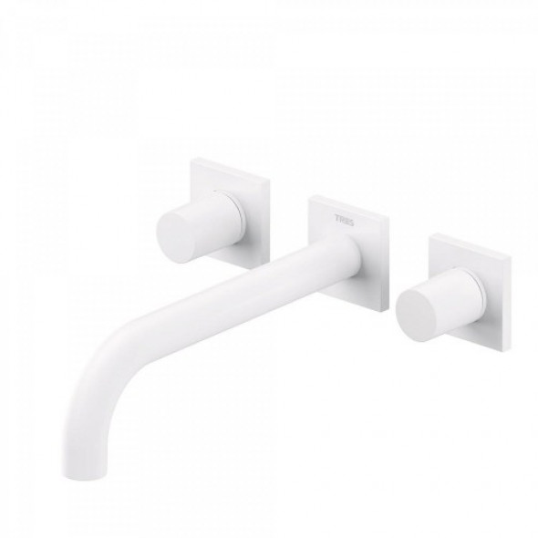 Tres PROJECT COLORS Bateria podtynkowa biały mat Wylewka 214 mm. 211.152.01.BM