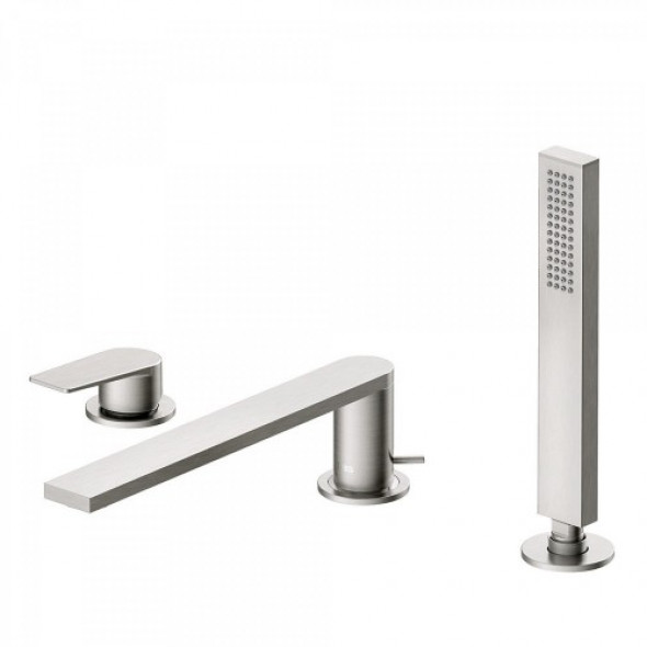 Tres PROJECT COLORS Bateria wannowa trzyotworowa 230mm stal 211.161.03.AC